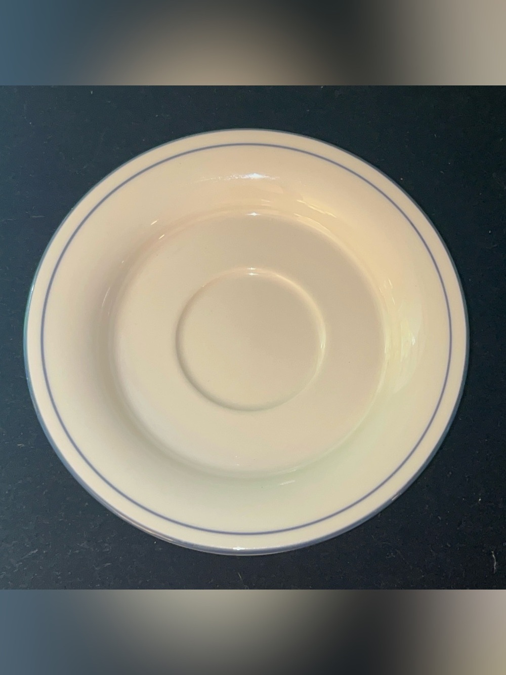 Vintage Lenox “Poppies on Blue” Saucers Set of 4